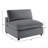 Caylie Armless Slipper Chair - Charcoal