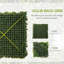 Anisha Artificial Boxwood Wall Panels 12PCS 50cm x 50cm