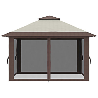 Outsunny Pop Up Gazebo With Netting
