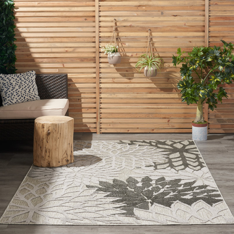 Floral Area Rug, Rectangle 290 x 396cm