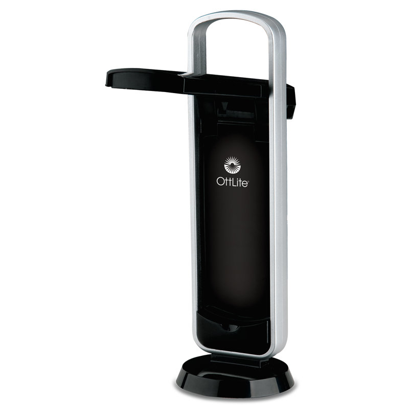 Black Cordless Adjustable LED Task Lamp, 10.125" Height