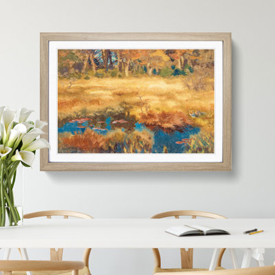 Autumn Landscape with Fox by Bruno Liljefors - Picture Frame Graphic Art