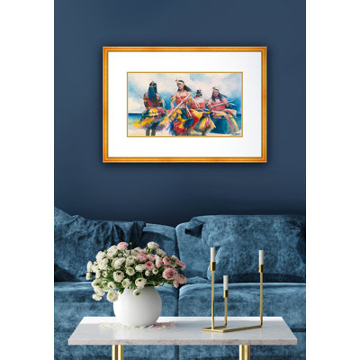Saipan Impression 01 by Chen Xiaoping - Single Picture Frame Print
