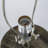 D16x24.4" Hammered Iron Table Lamp With Mango Wood(Lamp Shade Assembly Required)