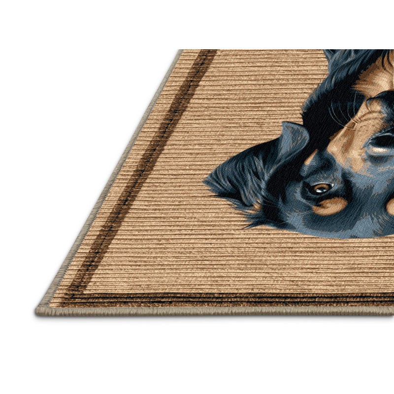  Tapis lavable pour chien Retriever, Rectangulaire 2 pi x 3 pi