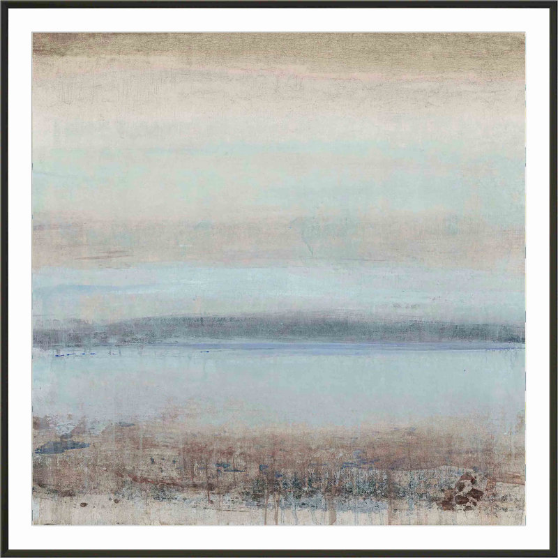 Tranquility I Painting by Tim O'Toole, 40.09" H x 40.09" W x 1.1" D, Black