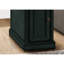 Table d'appoint en placage bleu antique pour salon - Solution de rangement spacieuse pour chambre étroite avec tiroir inclus