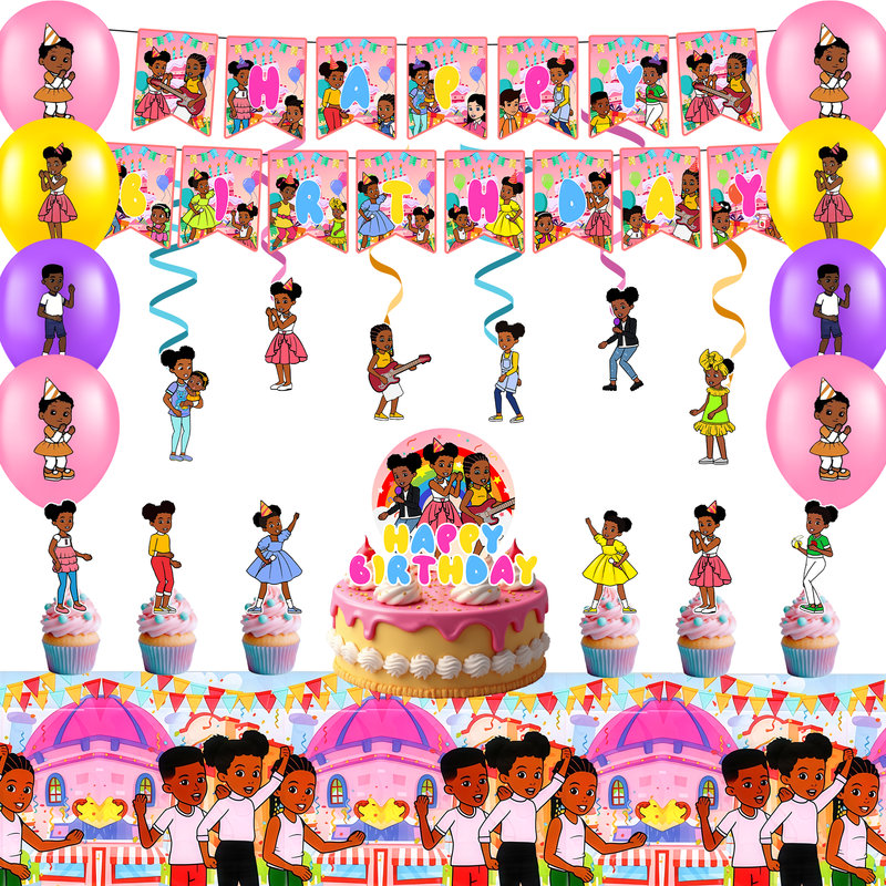 47 Pcs Gracie's Corner Birthday Party Supplies
