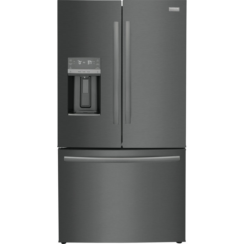 Frigidaire Gallery 36" 22.6 Cubic Feet Energy Star Smudge-Resistant French Door Refrigerator with Water and Ice Dispenser