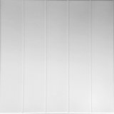 19.6'' L x 19.6'' W Smooth Polystyrene Glue Up Ceiling Tile In White