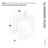 One Door MDF Square Shape Medicine Cabinet