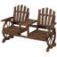 Stable Patio Bench,2-Seat Wooden Garden Bench