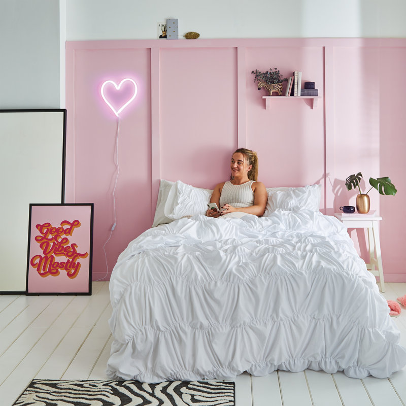 Wavy Baby Duvet Cover Set, Single Duvet Cover + 1 Standard Pillowcase