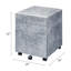 Classeur pratique en placage gris
