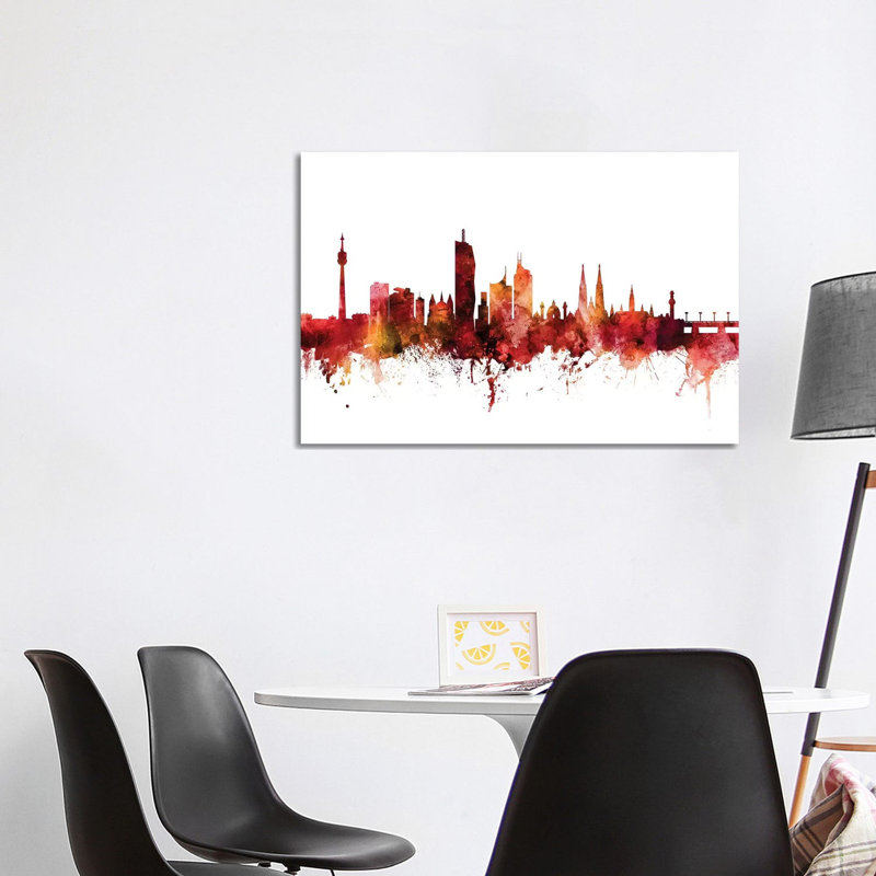 Vienna, Austria Skyline by Michael Tompsett - Wrapped Canvas Gallery-Wrapped Canvas Giclée