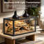 Tempered Glass Reptile Terrarium with Aluminium Frame-136926841