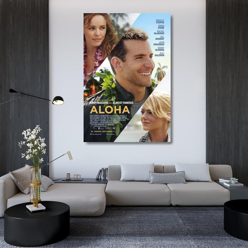 Aloha, H 48 po x l 32 po