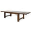 Table de salle à manger Reggie, extensible brun acajou rectangulaire 86-122 pouces