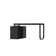 Black Office/Study Combination Set(Including Computer Desk,Writing Desk,Combination Bookcase)