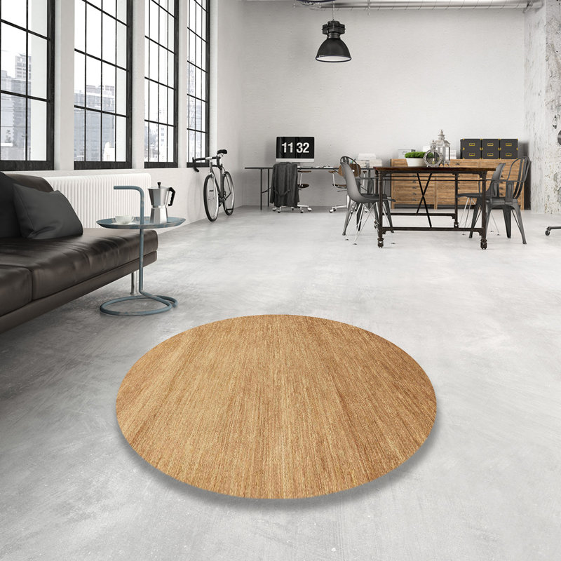 Tapis abstrait 100% lavable à la machine 314, Rond 3 pi