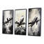 «Avion monochromatique planant» - 3 pièces-840901771-840901772