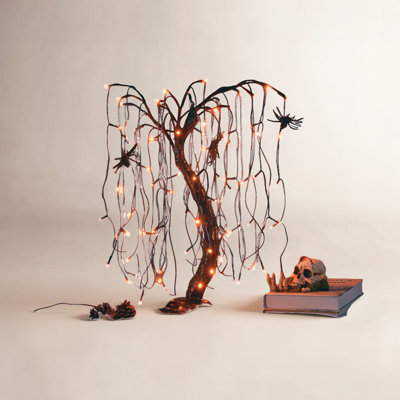 24" Halloween LED Bonsai Tree