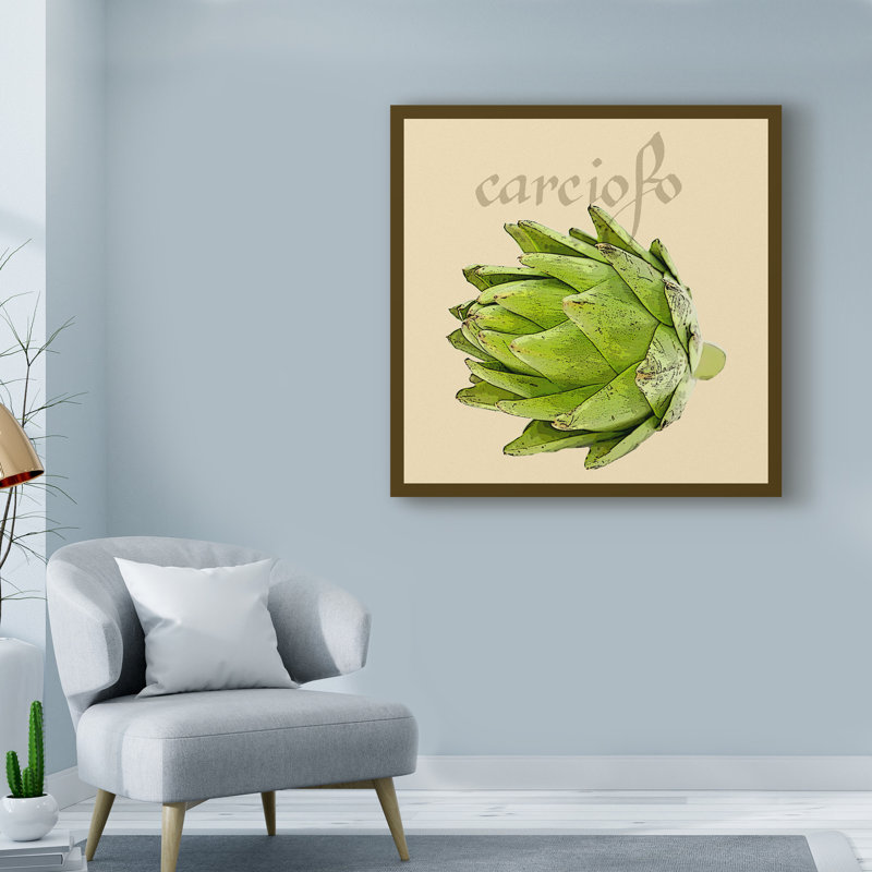 «Italian Italian Légumes», reproduction d'impression sur toile tendue, H 18 po x l 18 po x P 2 po