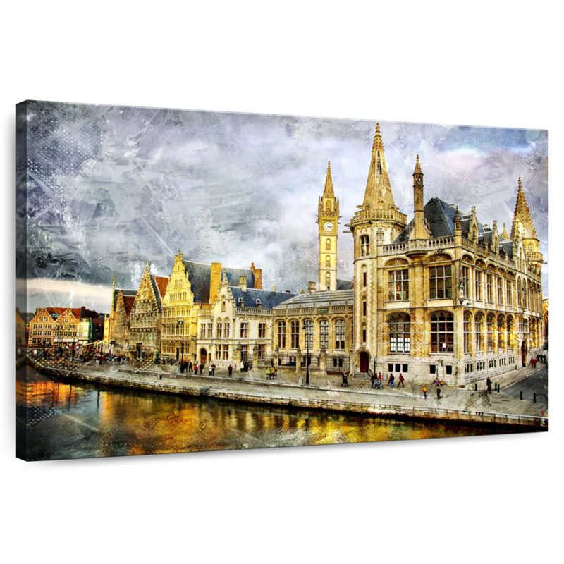 Ghent Landmark, 16" H x 24" W
