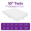 Matelas moyen en mousse viscoélastique 10 "-1790336349