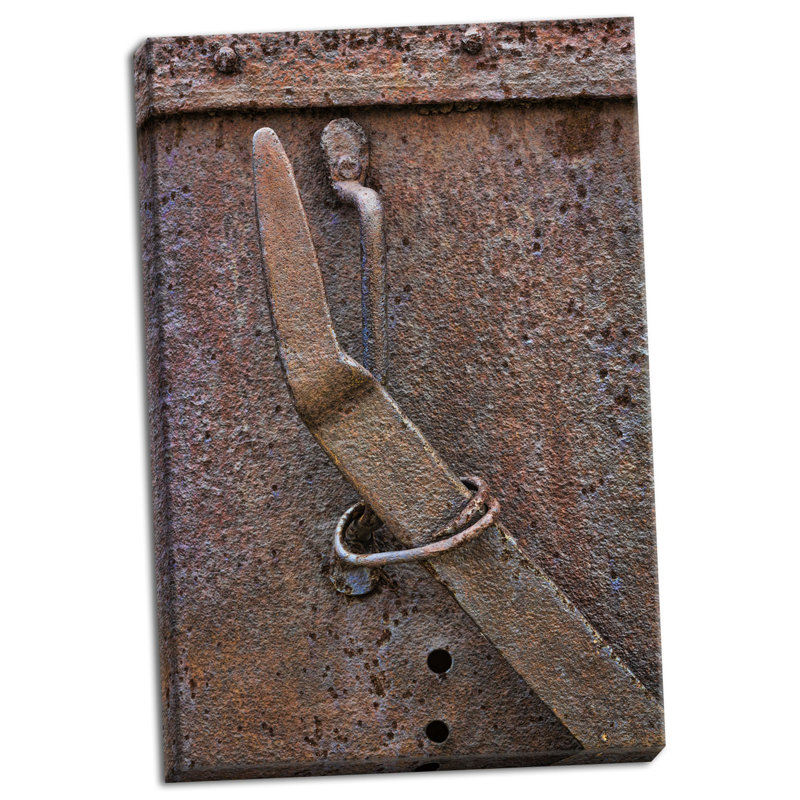 « rouille métal iii », reproduction de photo sur toile tendue