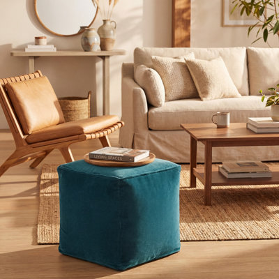 Johnson 16" Square Pouf