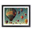 Retro Hot Air Balloons - Framed Print-1967285051-1967285048