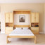 Lit escamotable avec cadre en bois et rotin-1582209162-1582209165