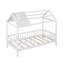 Lit simple en bois avec clôture-278072202