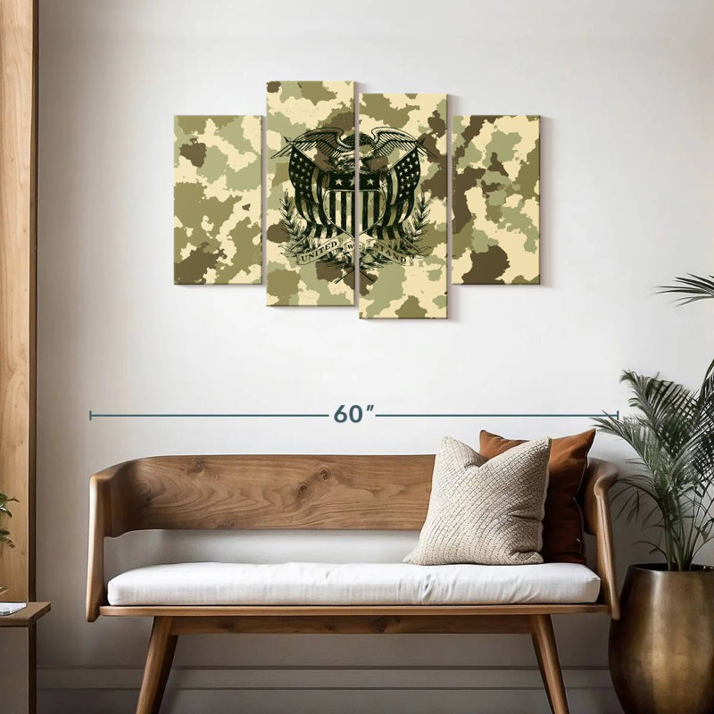 Camouflage Lelar American Eagle, H 27 po x l 43 po
