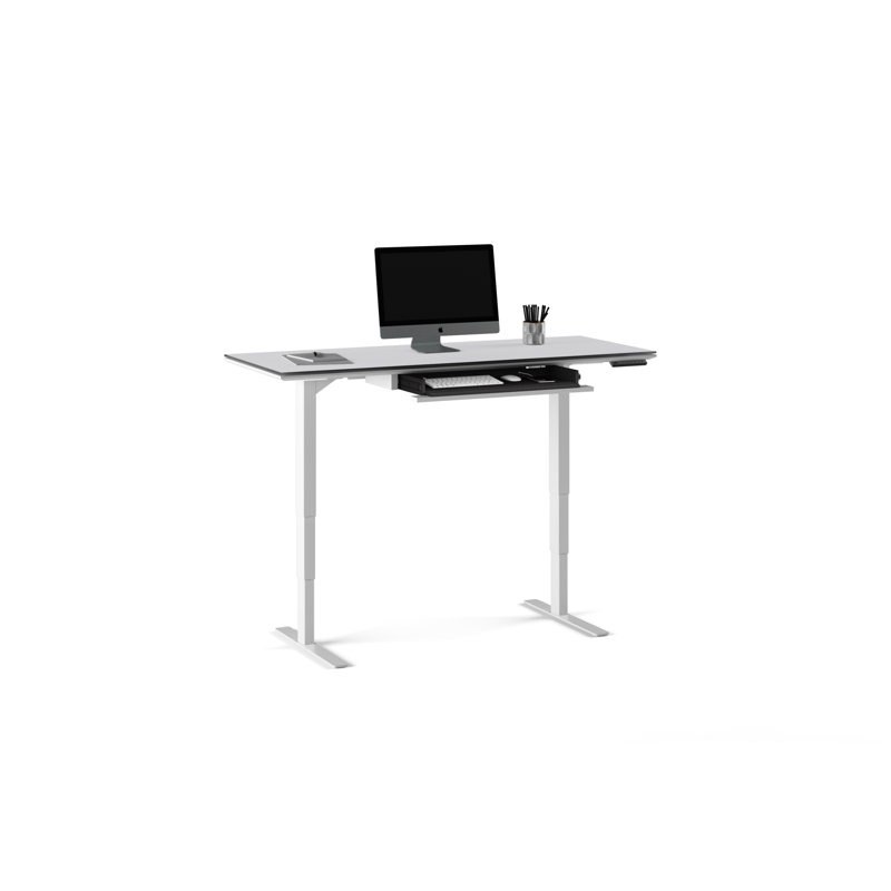 Centro Height Adjustable Computer Desk, 24.75" H x 60" W x 24" D