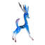 Sculpture Emalyne Little Blue Deer Alebrije
