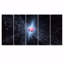 Planète rose en orbite dans l'espace lointain - art mural 5 pièces-414918012