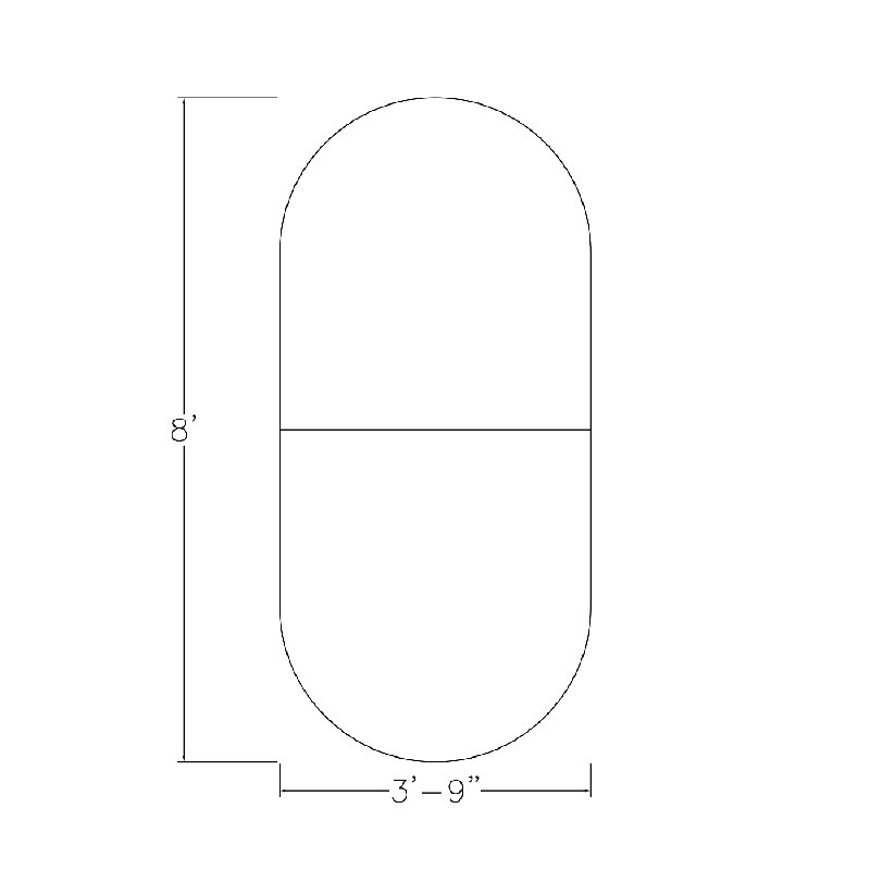 Table de conférence Parinka, L 96 po x l 48 po, Cyprès blanc, Argent argent