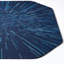  Tapis de chaise de bureau antidérapant Galaxy Octagon