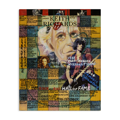 «Keith Richards Collage» par Sabin