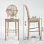 Chaises de salle à manger de style champêtre
