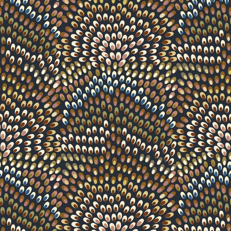 Jandaya Wallpaper, Black Starling, Premium Paper, Non-pasted