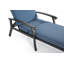 Chaise longue d'extérieur en aluminium avec coussin-160727637