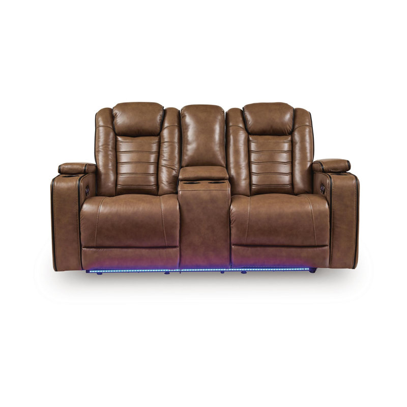 Causeuse inclinable électrique avec console Melvin
