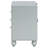 Kerynn 2-drawer Nightstand Silver Metallic