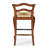 Provencal Wicker Counter Stool with Solid Wood Frame