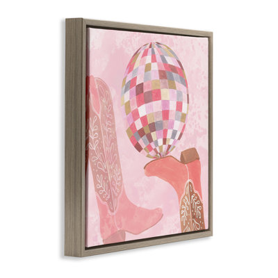 Art mural sur toile flottante Cowgirl