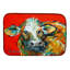 Tapis de séchage de vache capturé
