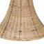 Lampe sur pied Camille en rotin naturel